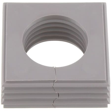 Conta-Clip Large Seal, 17.7 mm. H x 42.8 mm. W x 42.8 mm. L, Thermoplastic Elastomer 28588.6